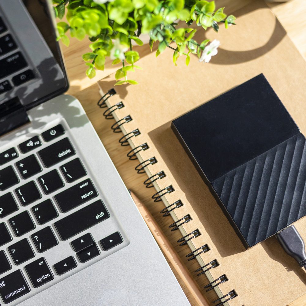 Sauvegarde d'un ordinateur portable sur un disque dur externe